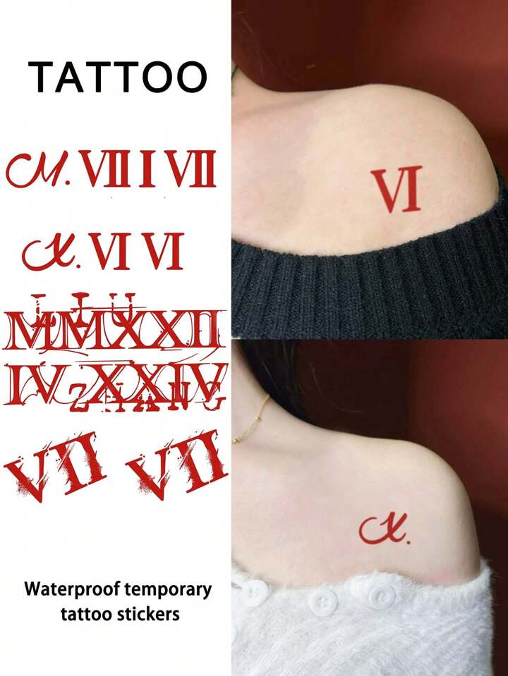 Roman numeral tattoos for men 0014