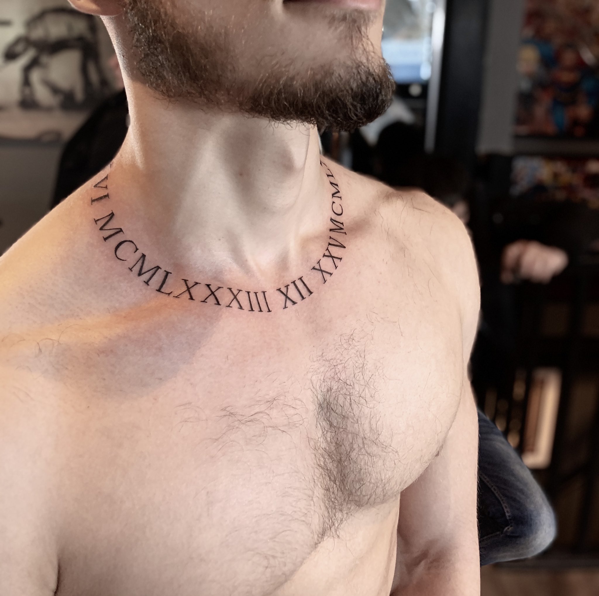 Roman numeral tattoos for men 0040