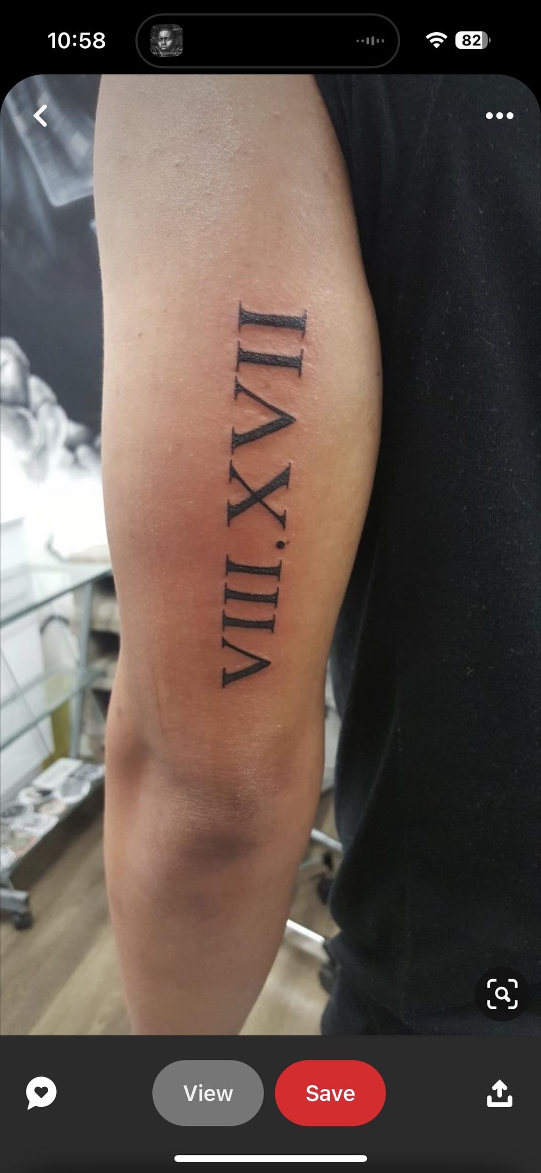 Roman numeral tattoos for men 0042