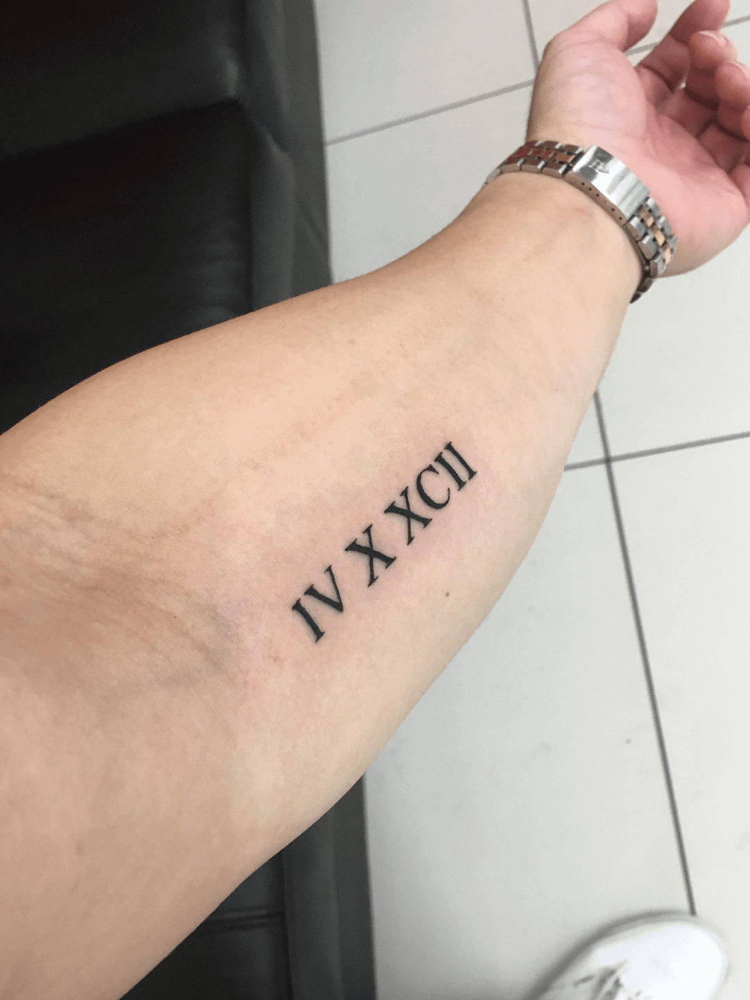 Roman numeral tattoos for men 0075