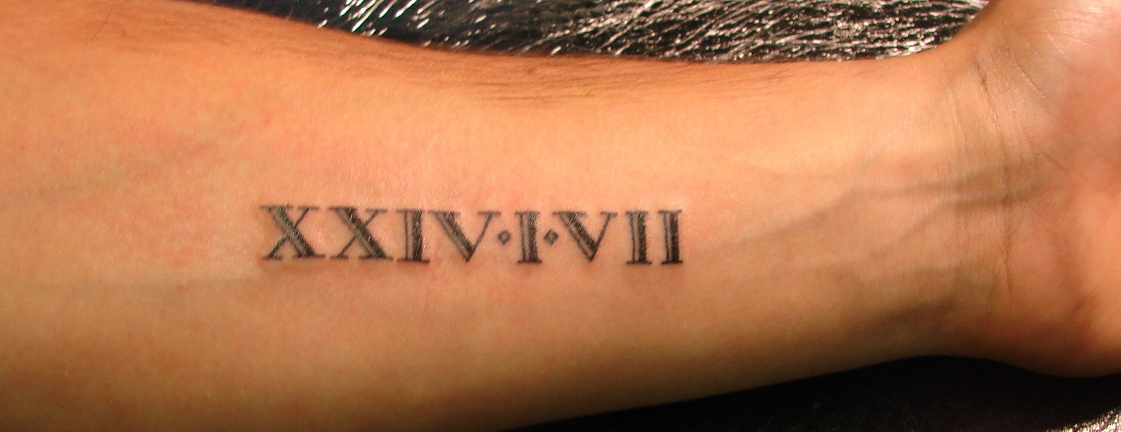 Roman numeral tattoos for men 0092