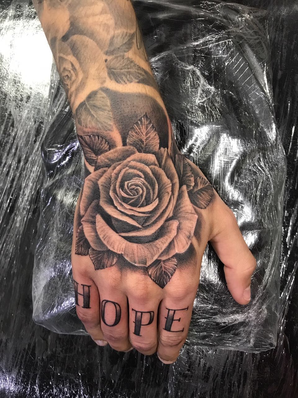 rose tattoo designs for men on hand