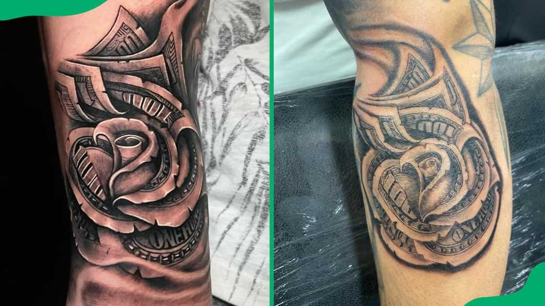 rose tattoos for men on hand 0050