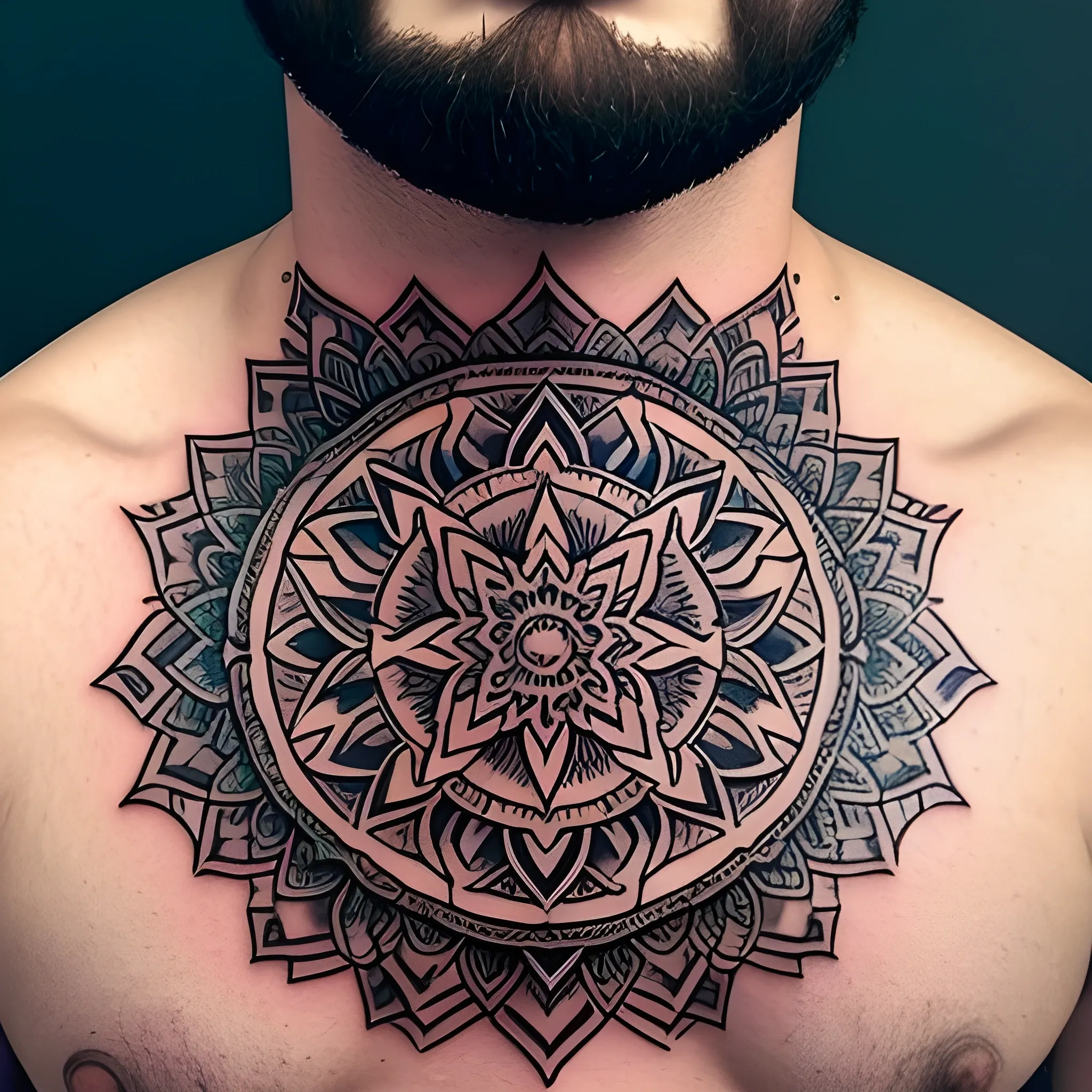 round tattoos for men 0039