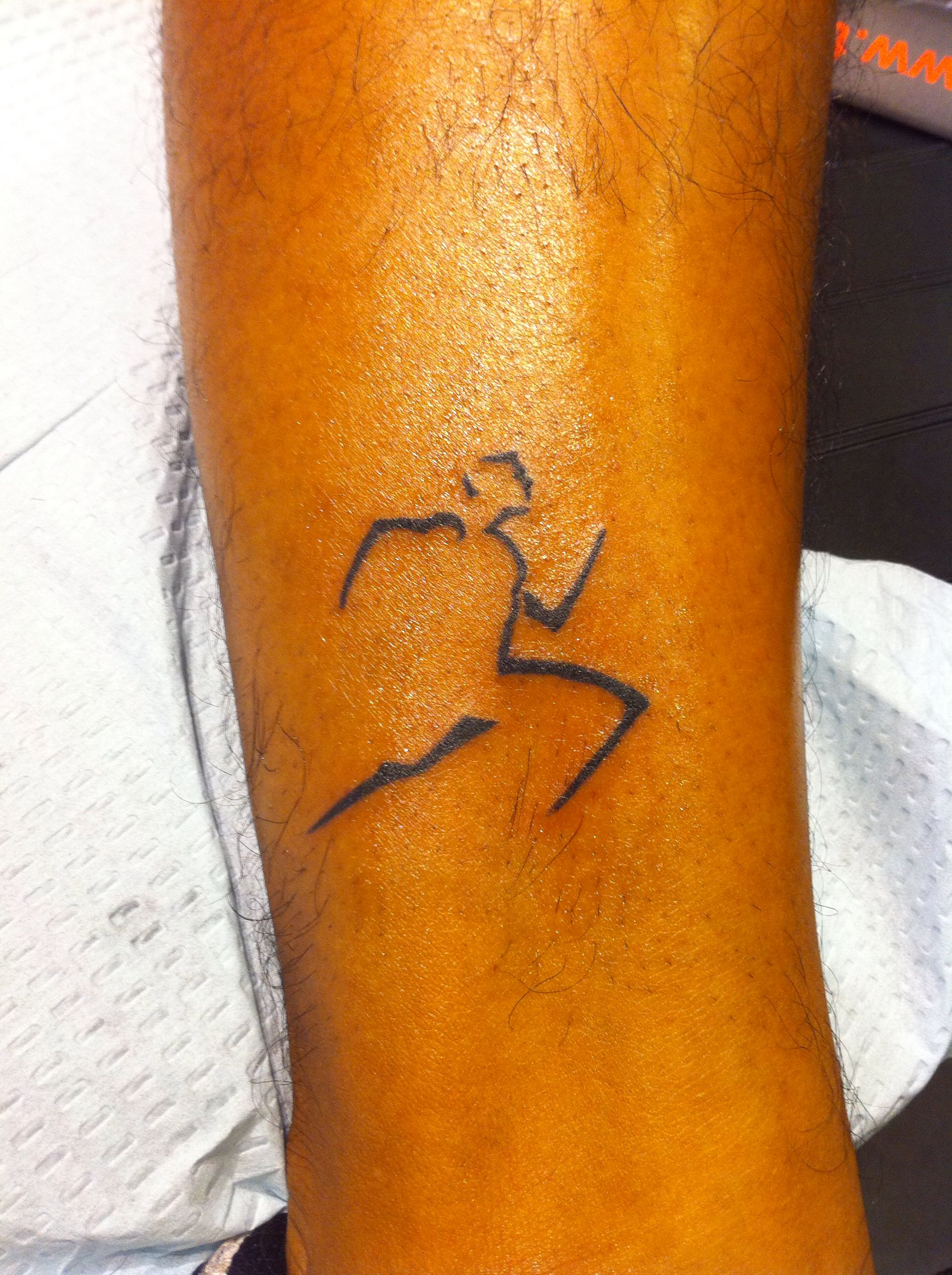 running tattoos for men