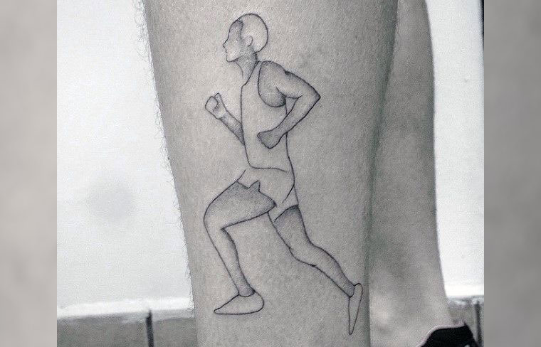 running tattoos for men 0012