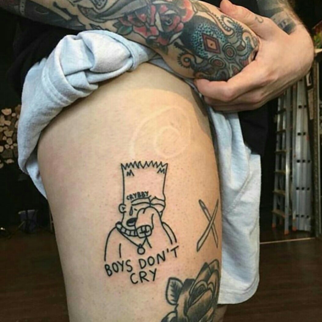 sad tattoos for men 0012