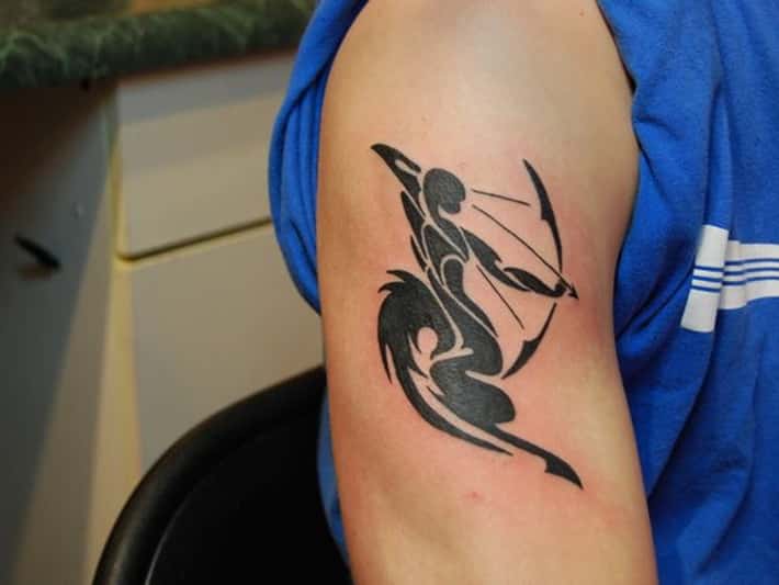 Sagittarius tattoos for men 0012