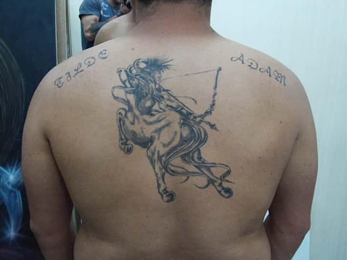 Sagittarius tattoos for men 0044