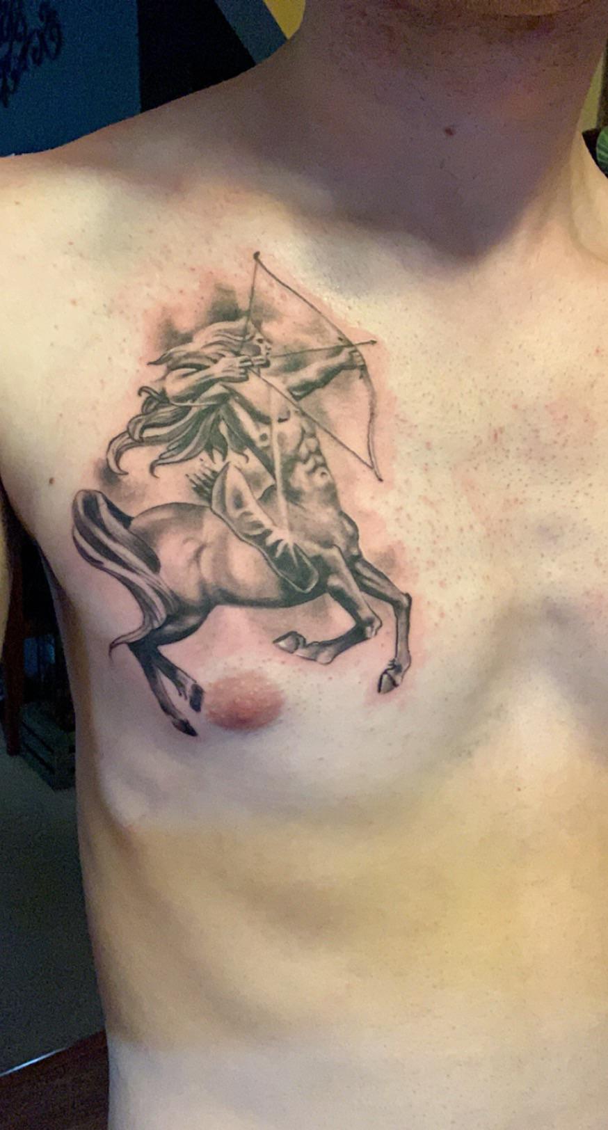 Sagittarius tattoos for men 0068