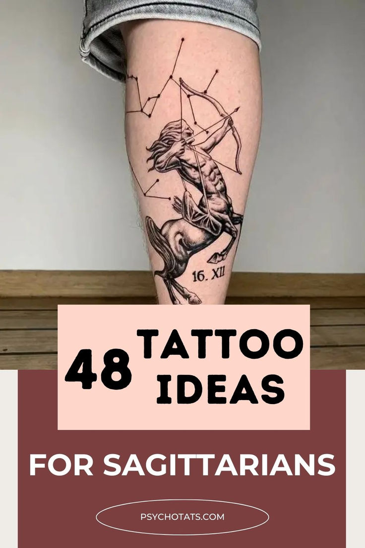 Sagittarius tattoos for men 0095