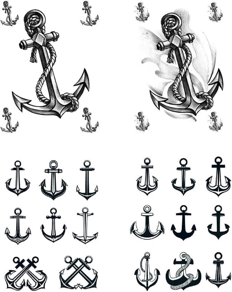 sailor-inspired anchor tattoos for men