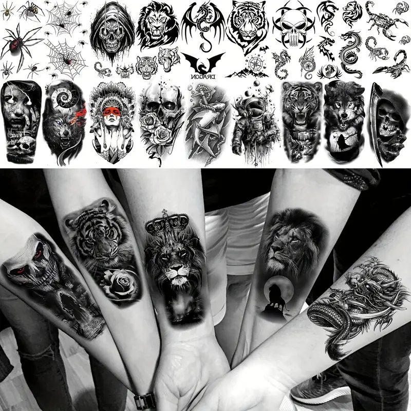 horror tattoos for men