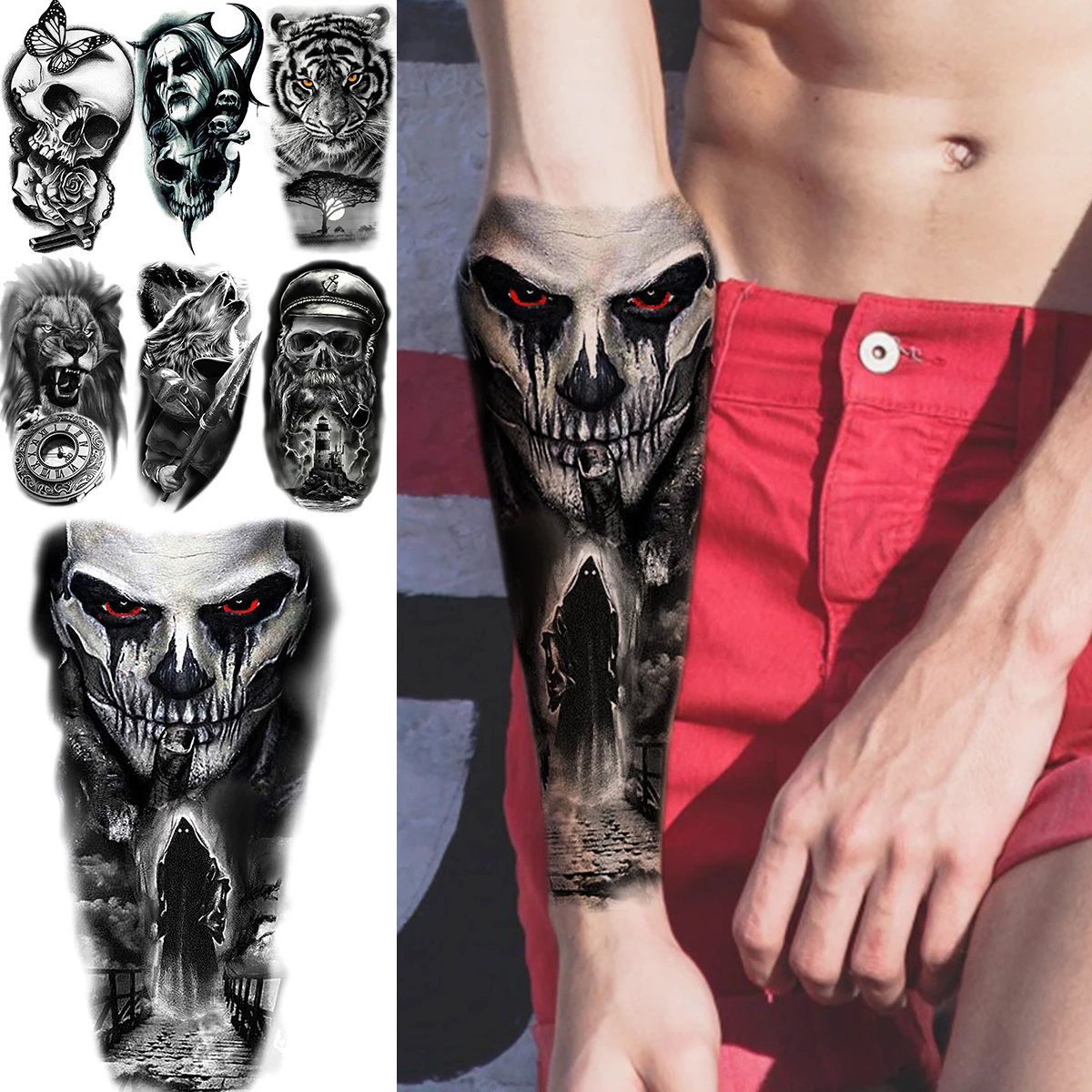 horror tattoos for men 0039