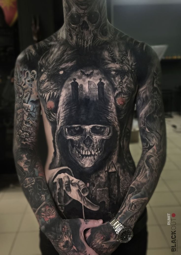 horror tattoos for men 0044