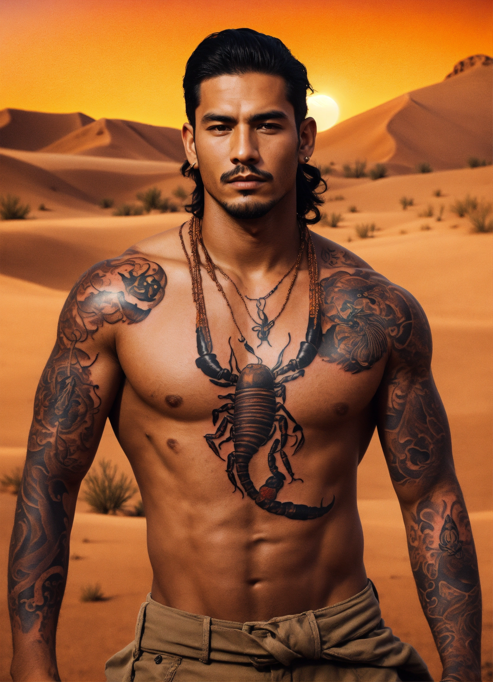 Chic Scorpion tattoos for men showcasing strength and style