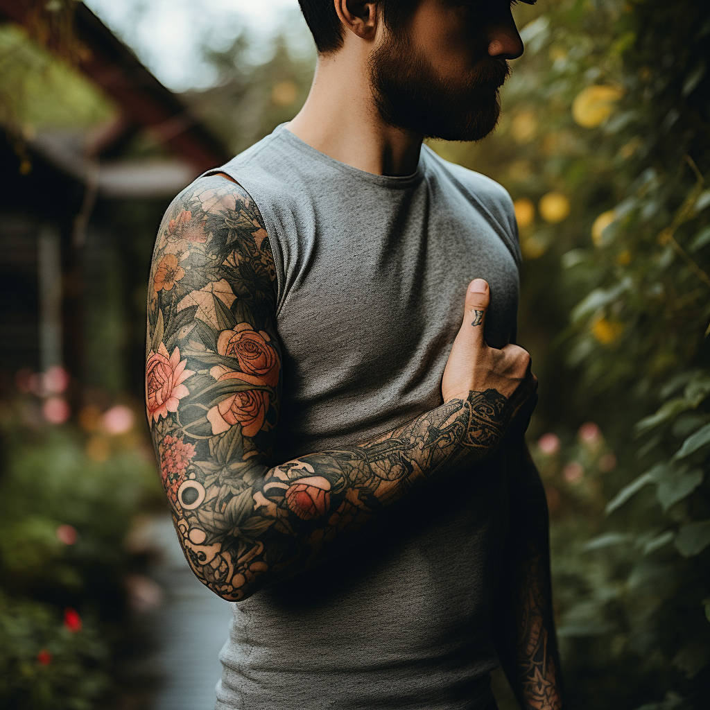 script outer forearm tattoos for men trends