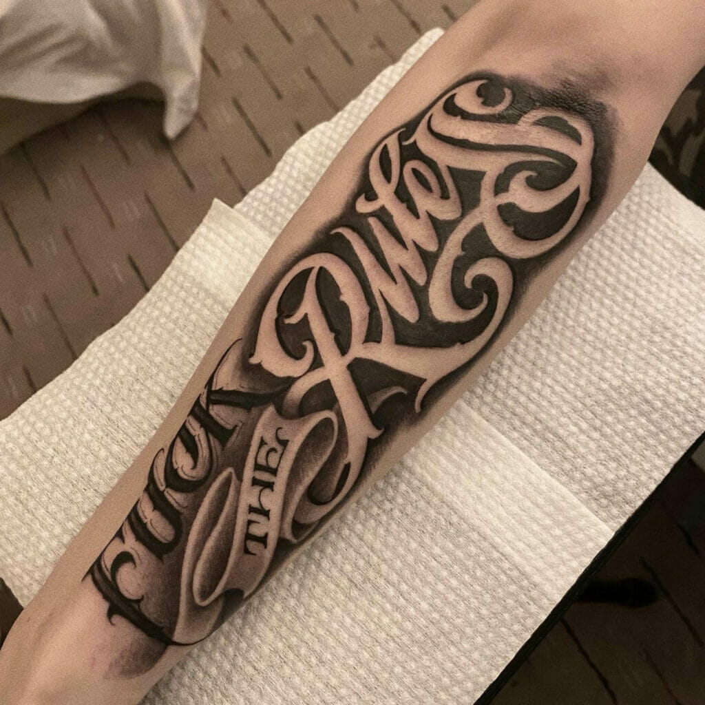 script outer forearm tattoos for men 0010