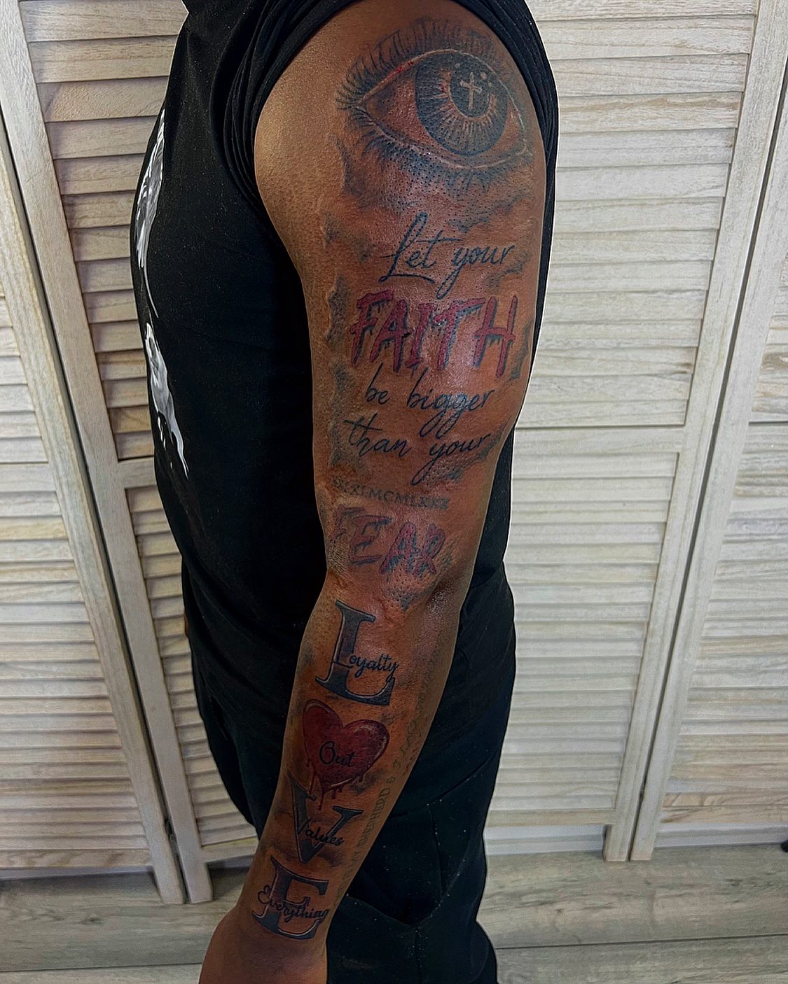 script outer forearm tattoos for men 0031