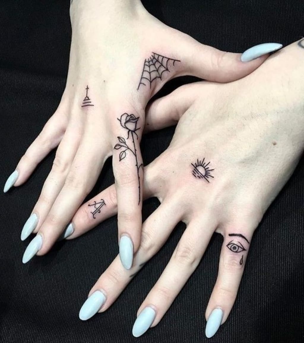 short simple hand tattoos for men 0044