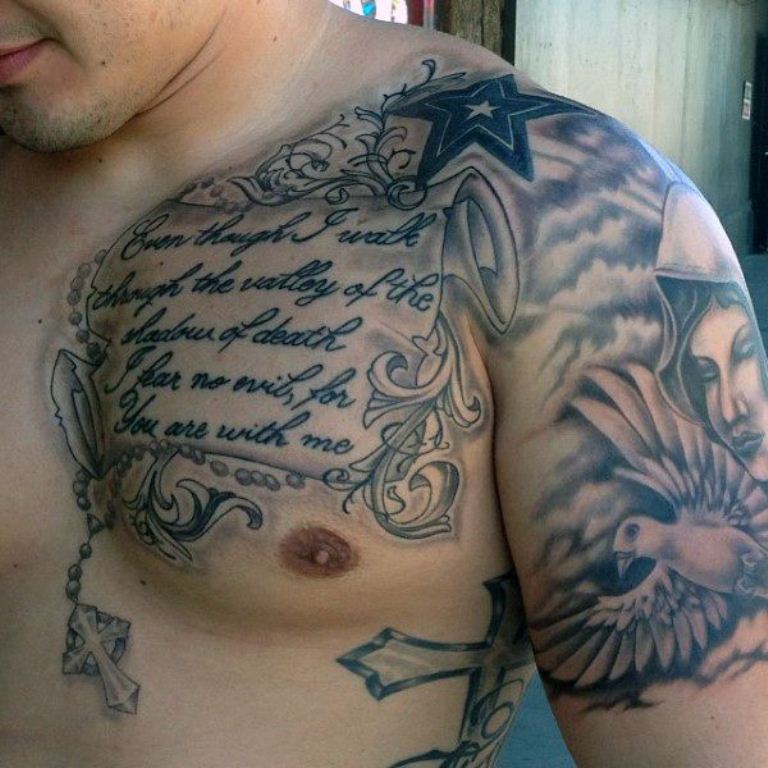 shoulder blade tattoos for men 0011