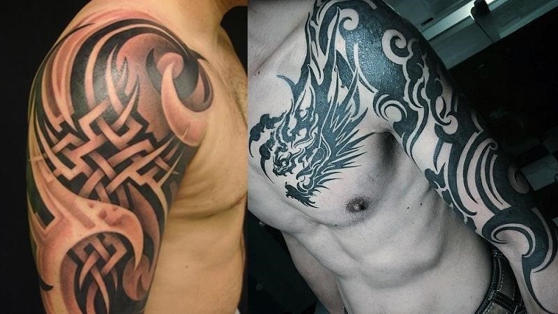 shoulder blade tattoos for men 0017