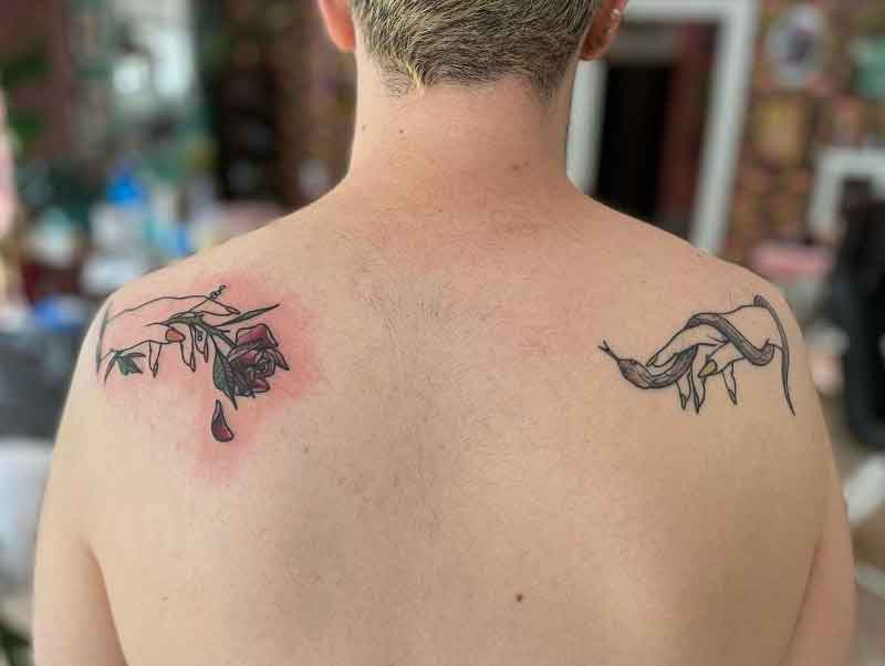 shoulder blade tattoos for men 0035