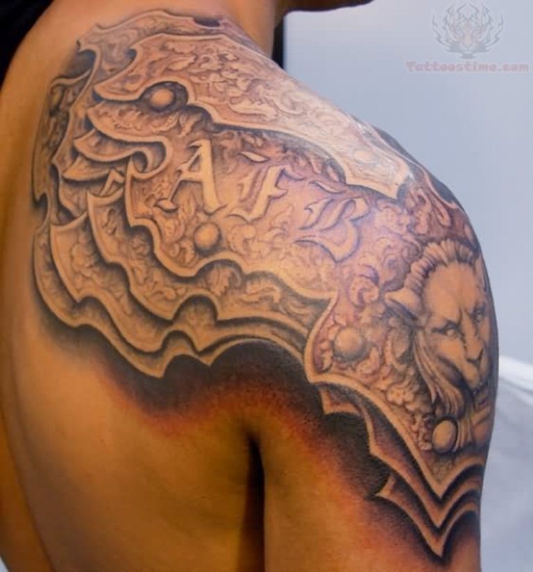 shoulder blade tattoos for men 0094