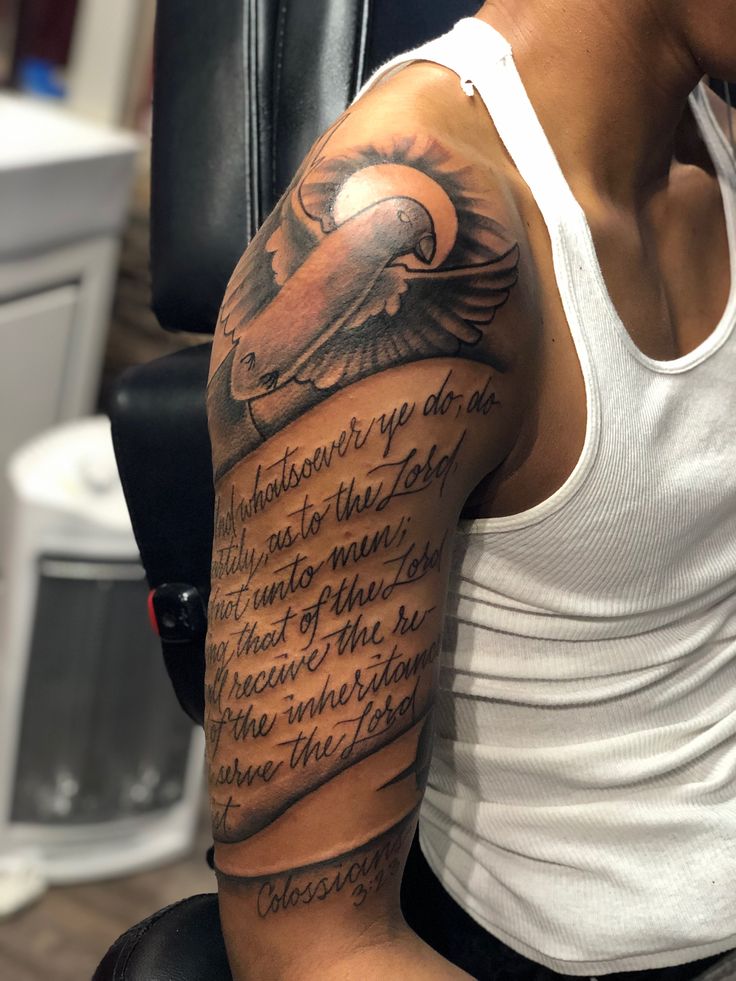 shoulder tattoos for black men 0080