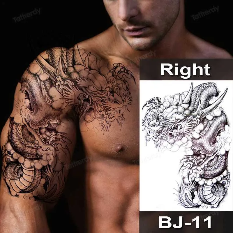 shoulder tattoos for men dragon 0028