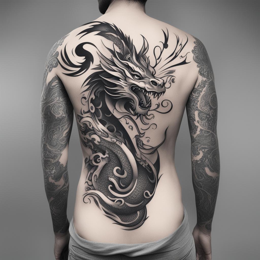 shoulder tattoos for men dragon 0030