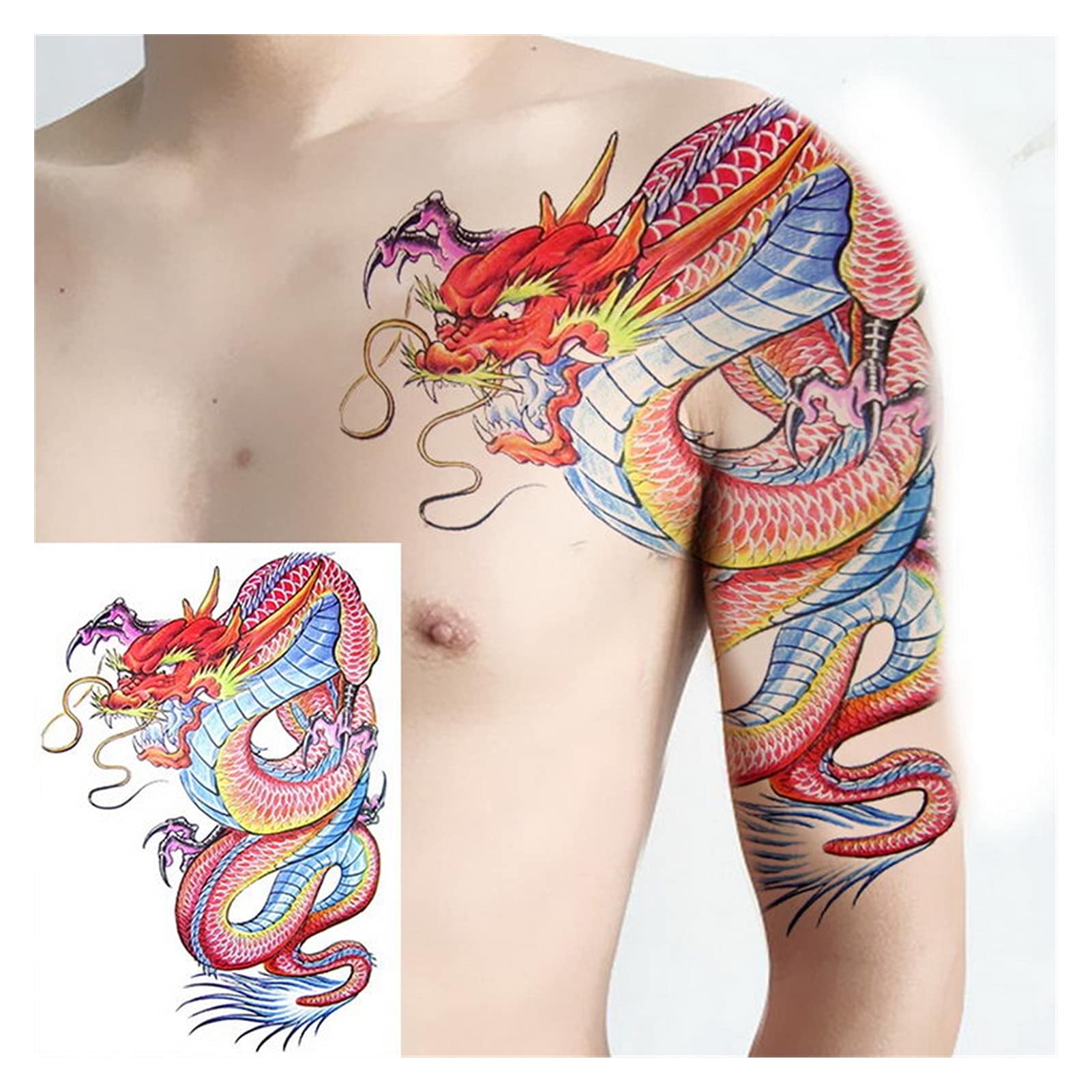 shoulder tattoos for men dragon 0040