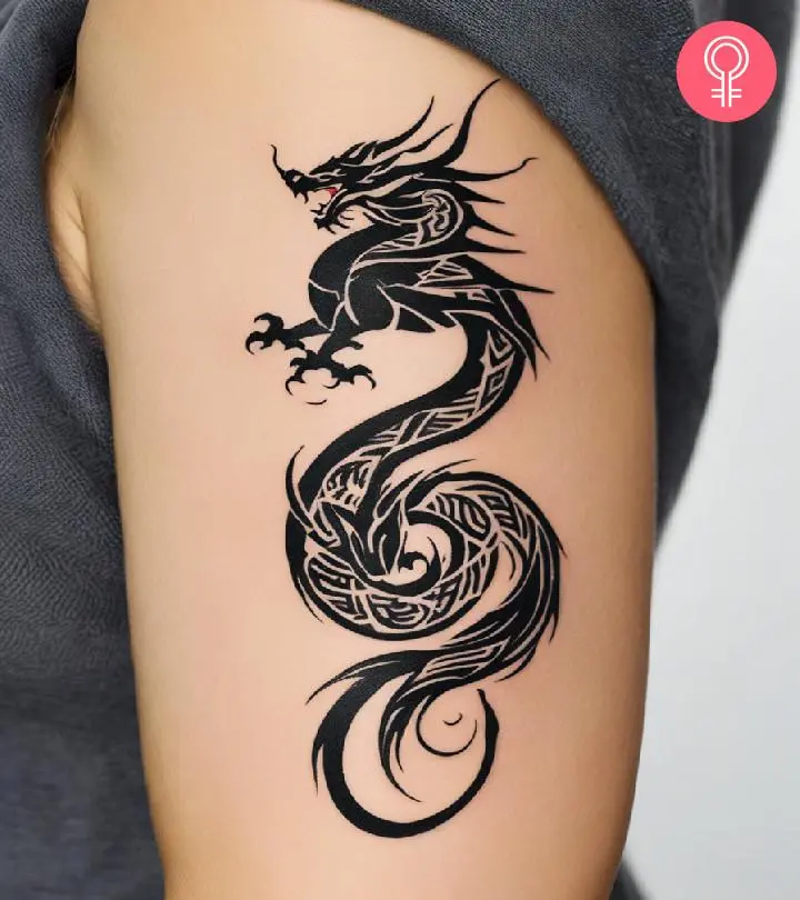 shoulder tattoos for men dragon 0041