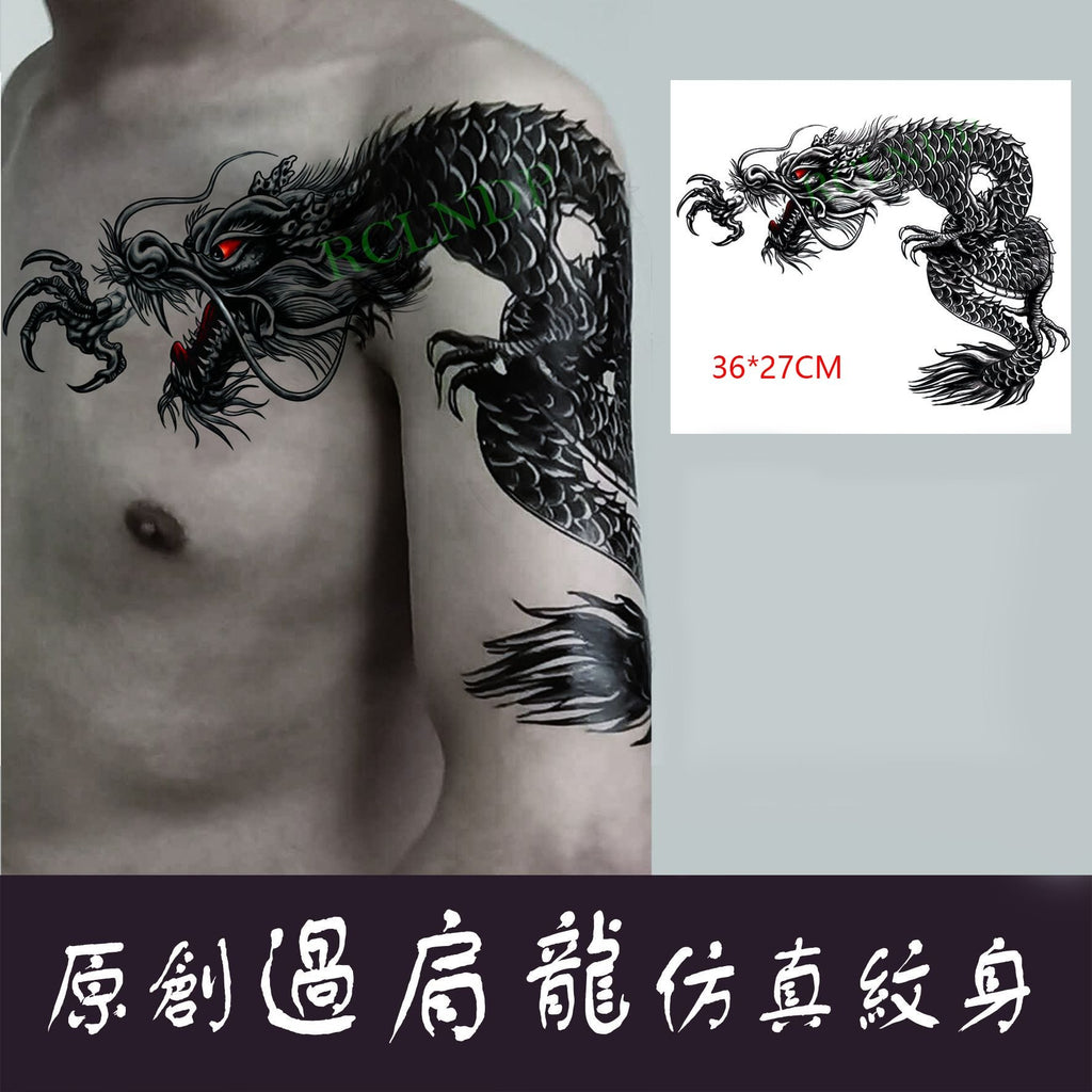 shoulder tattoos for men dragon 0051