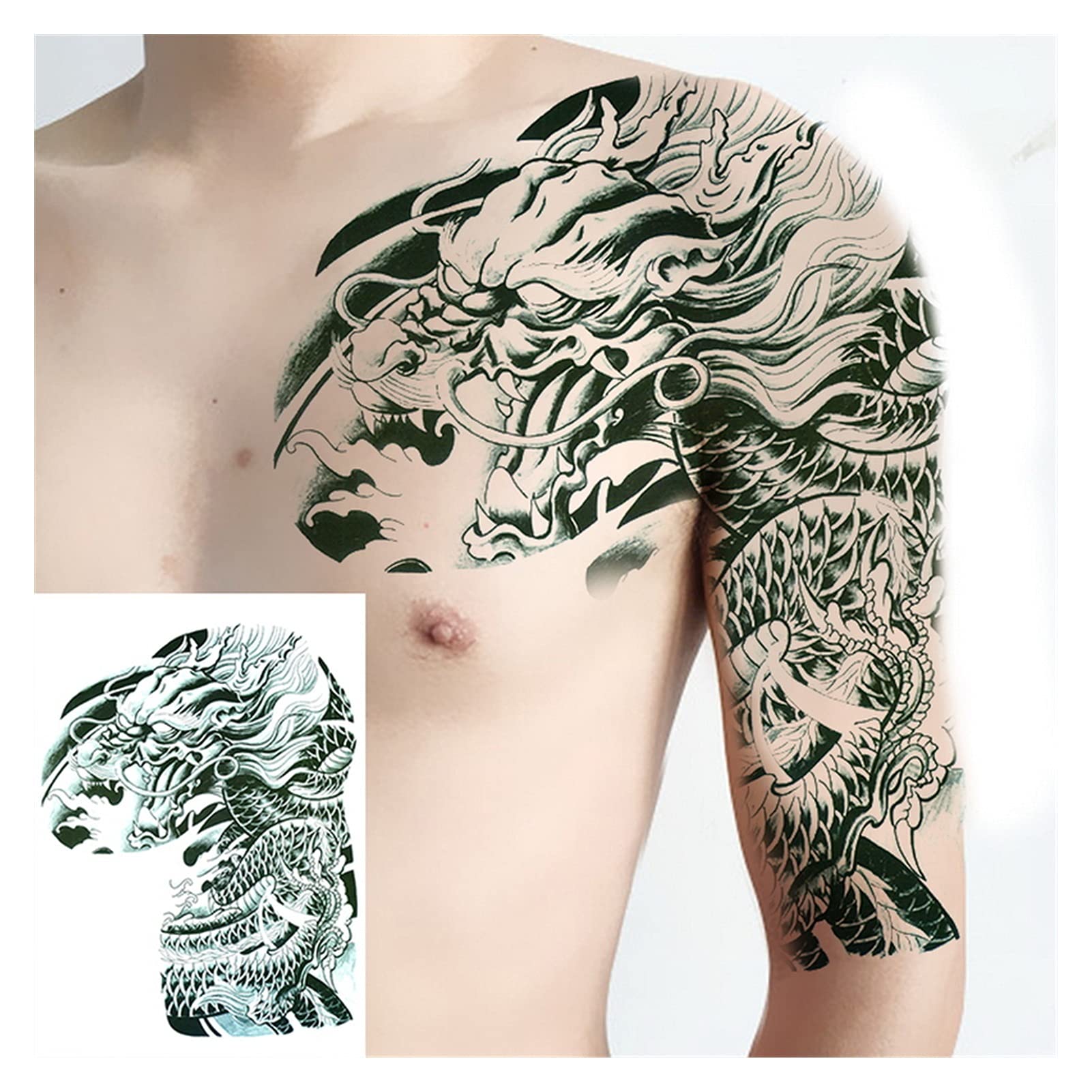 shoulder tattoos for men dragon 0054