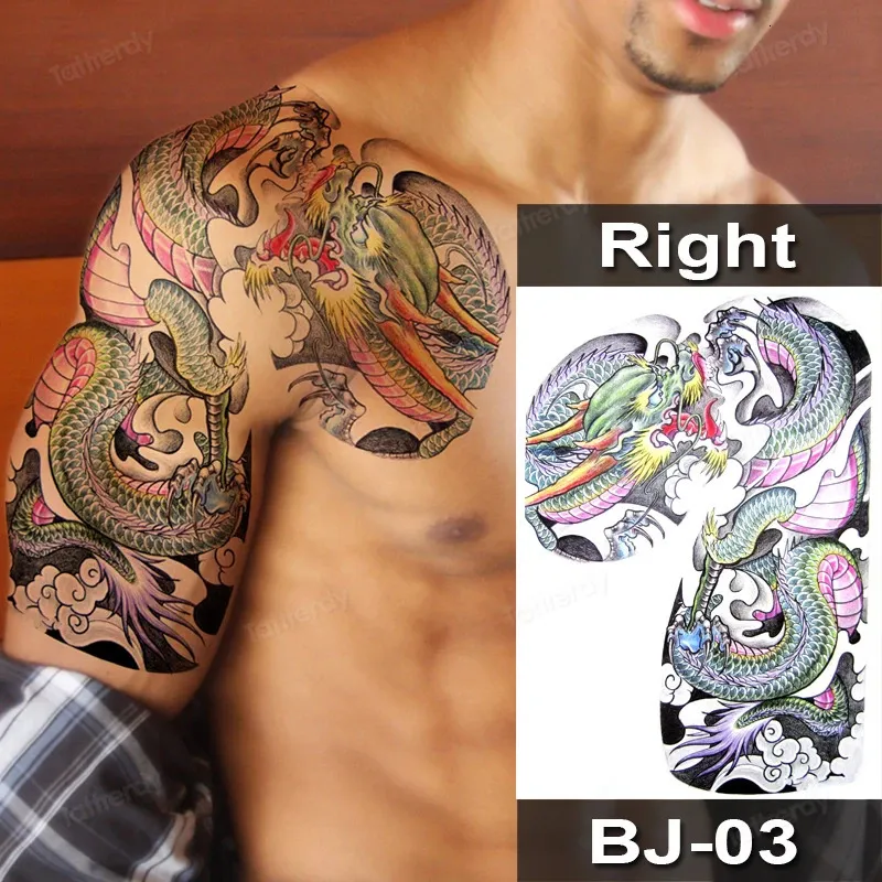 shoulder tattoos for men dragon 0095