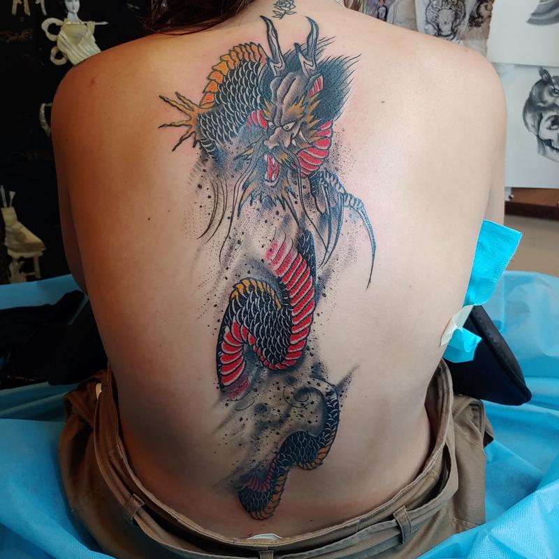 shoulder tattoos for men dragon 0098