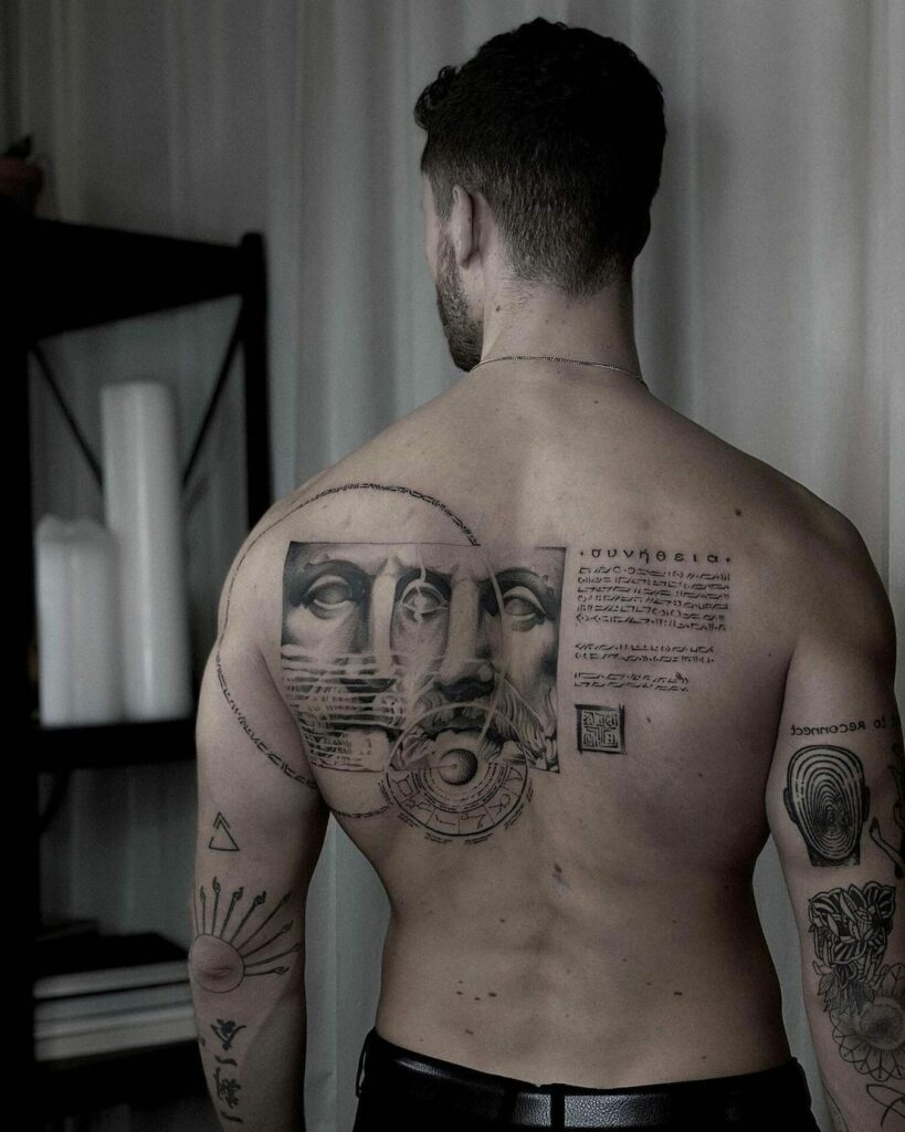 shoulder tattoos for men with meaning