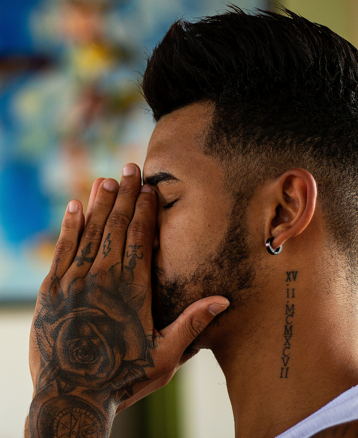 side neck tattoos for men trends