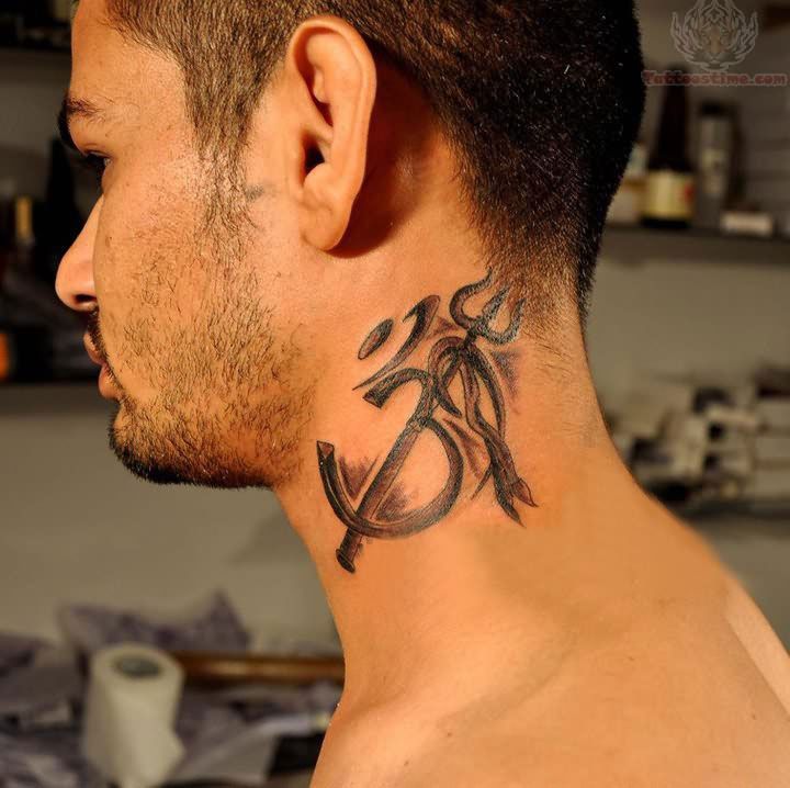 side neck tattoos for men 0012