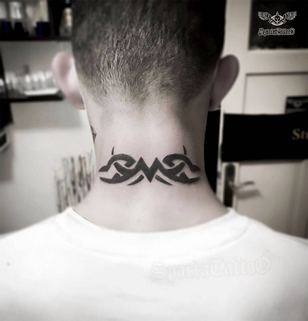 side neck tattoos for men 0090