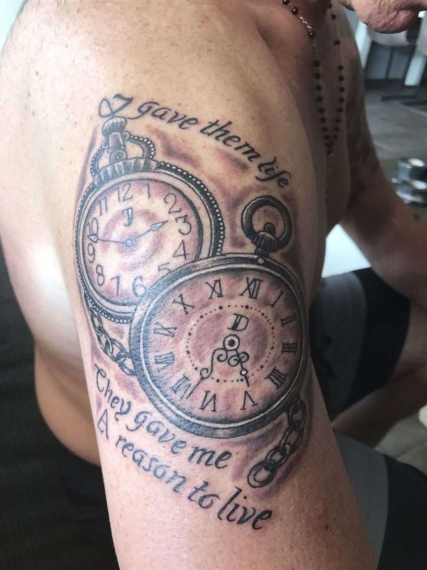 significance of birth clock tattoos for men