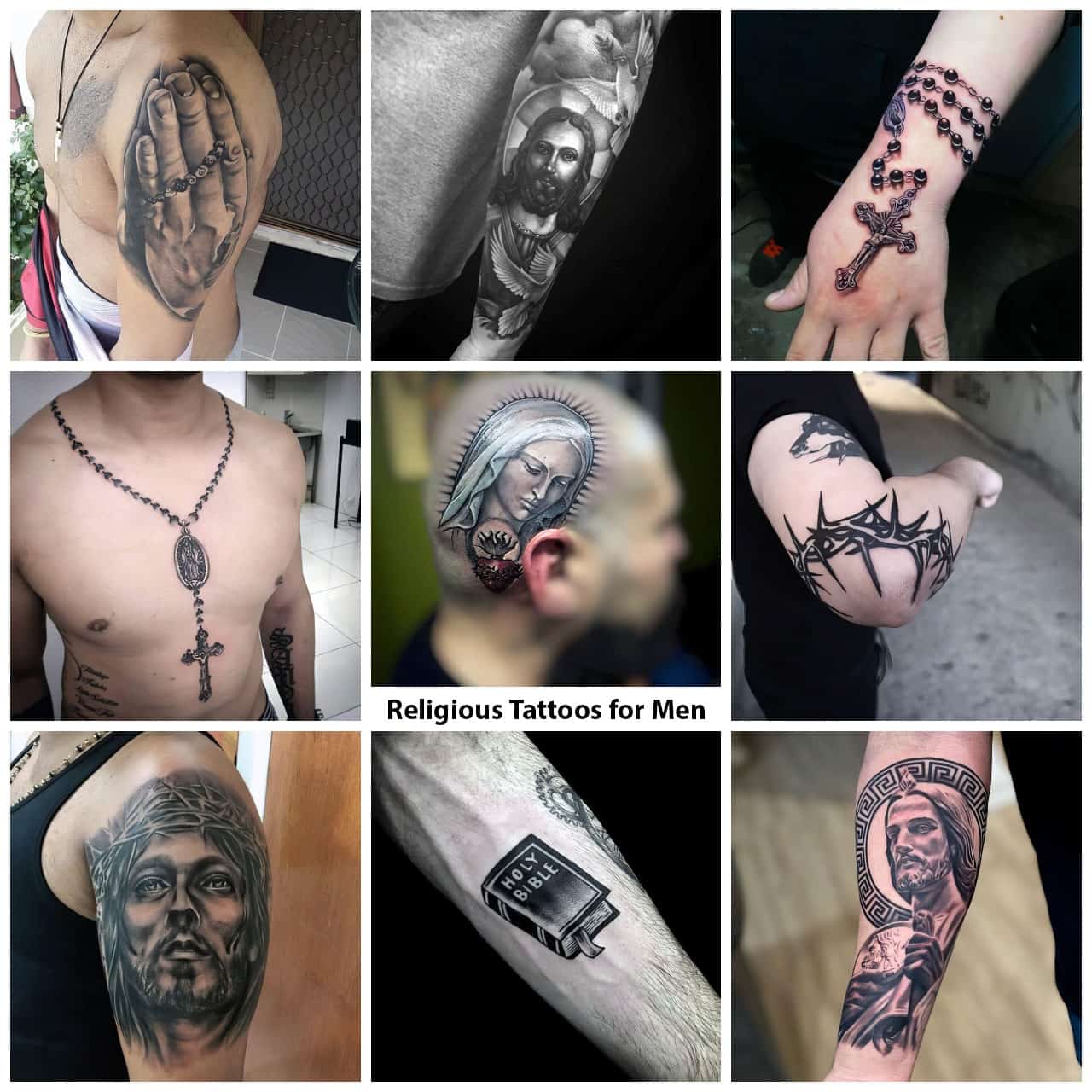 simple Christian tattoos for men