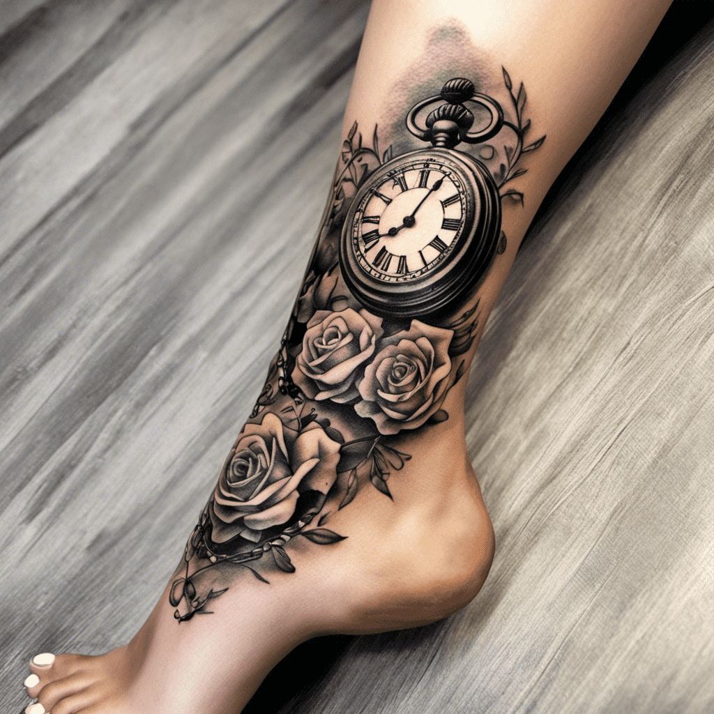 simple leg tattoos for black men 0030