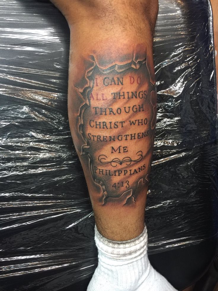 simple leg tattoos for black men 0054