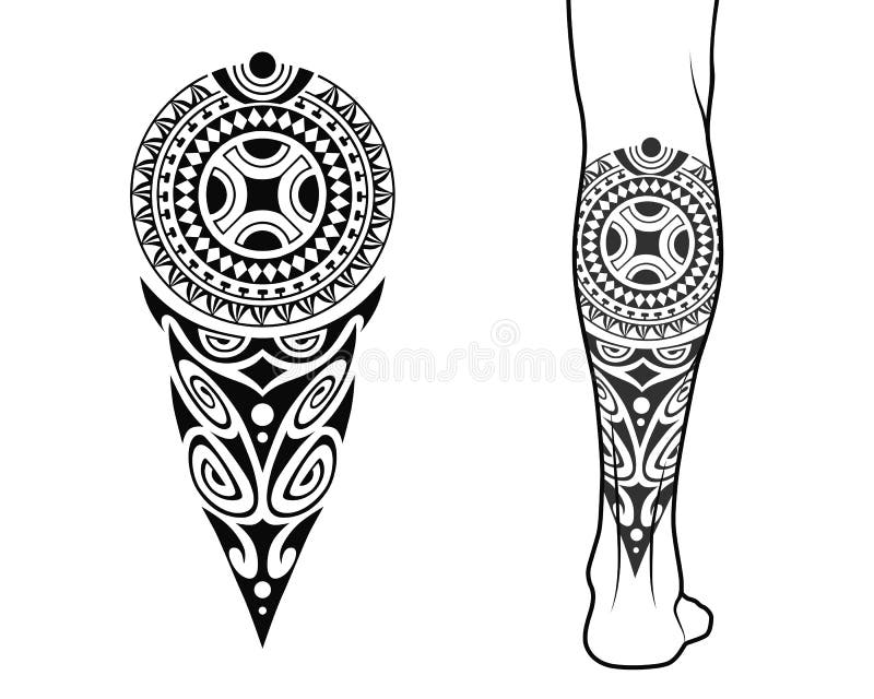 simple leg tattoos for black men 0059