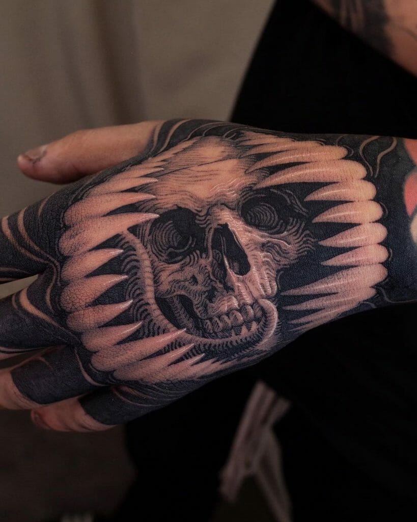 skull hand tattoos for men 0015