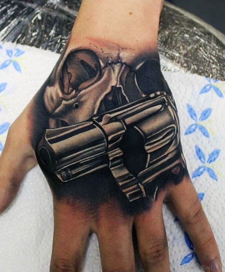 skull hand tattoos for men 0034