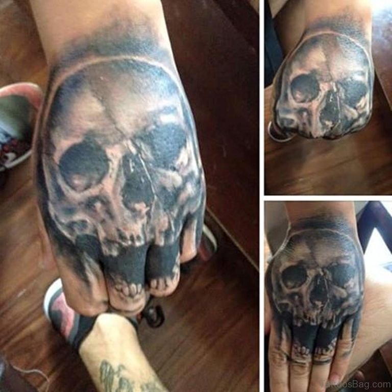 skull hand tattoos for men 0059