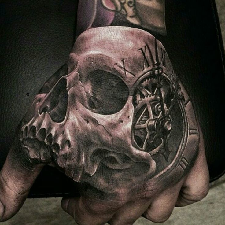 skull hand tattoos for men 0086